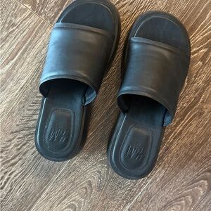 H&M Men's Black Slide Sandals